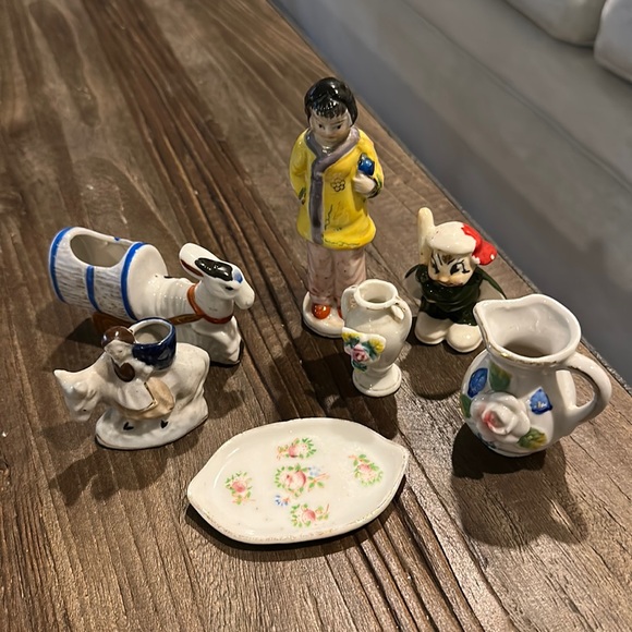 Accents Vintage Lot Of Porcelain Made In Occupied Japan Figurines